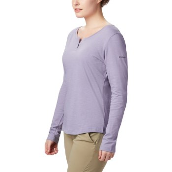 Columbia Sweater Dames, Canyon Point Henley Paars, 98DYKVMET